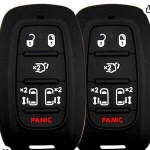 New KeyFob Remote Silicone Cover Fit/For Select Chrysler Vehicles.